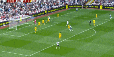 世预赛35场不败!英格兰2-0安道尔 4连胜0失球领跑 赖斯头槌建功