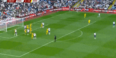 世预赛35场不败!英格兰2-0安道尔 4连胜0失球领跑 赖斯头槌建功